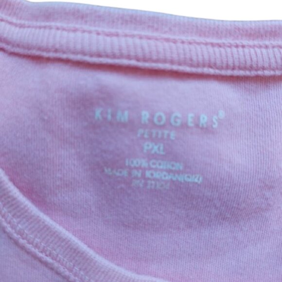 Pink Tank Top Size XL Petite - Picture 2 of 2